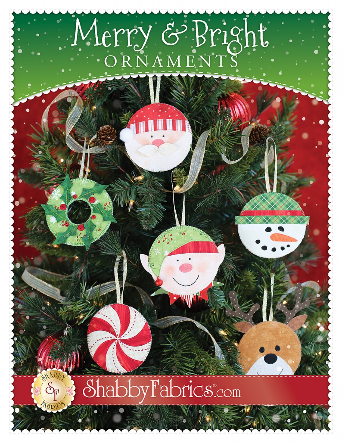 Merry and Bright Ornaments Pattern