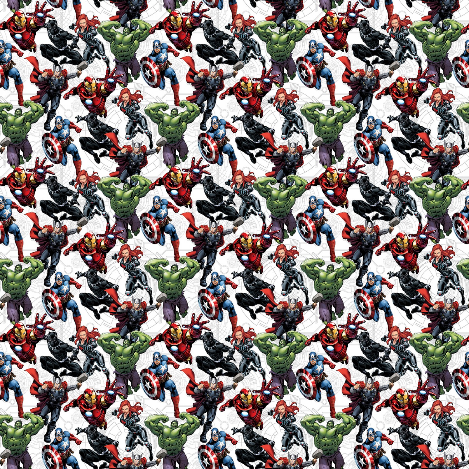 Marvel Avengers Unite Fabric