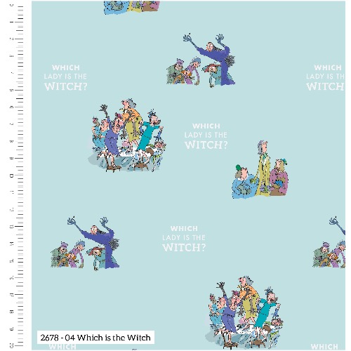 Roald Dahl The Witches Which is the Witch Fabric