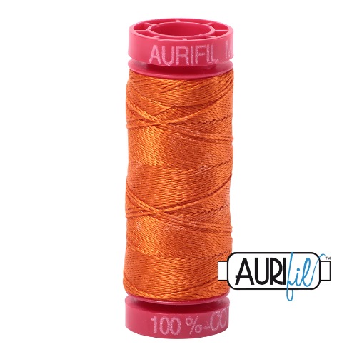 Aurifil 12 50m 2235 Orange Cotton Thread