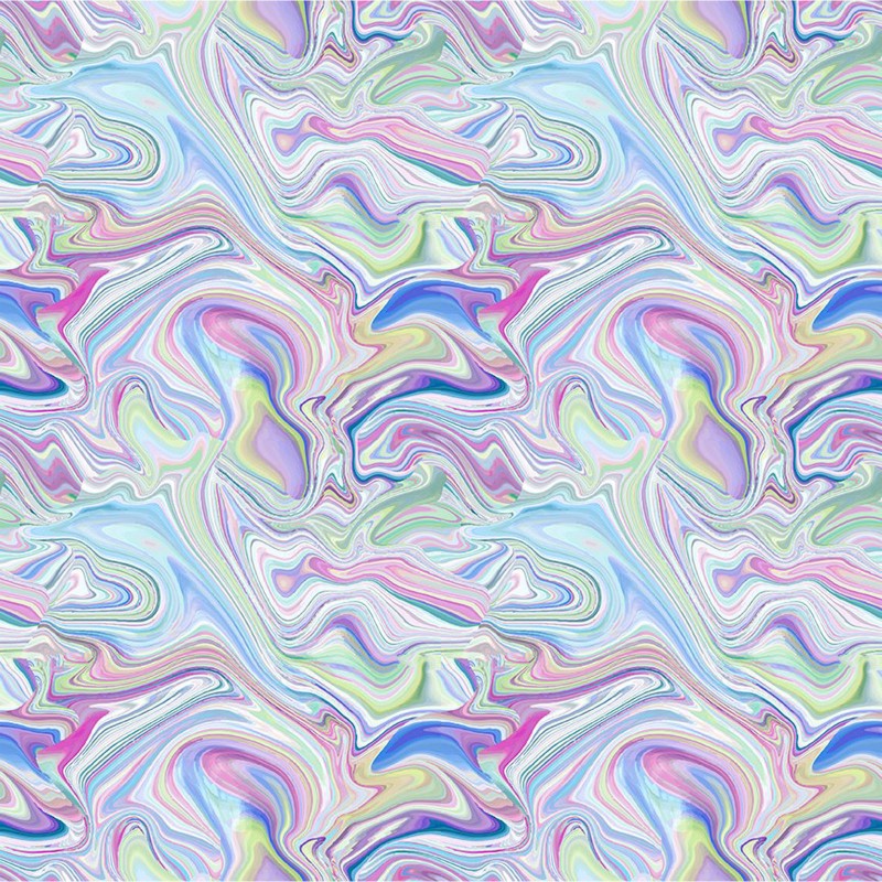 Unicorns Marble Fabric