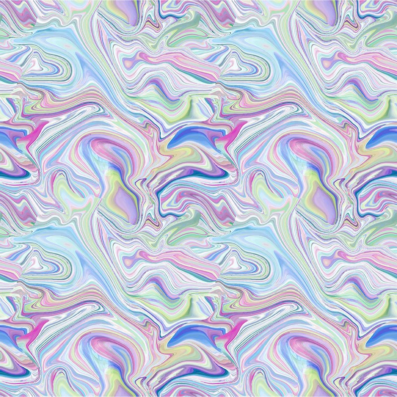 Unicorns Marble Fabric