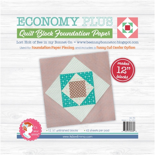 Economy Quilt Block 12in Foundation Paper Pad