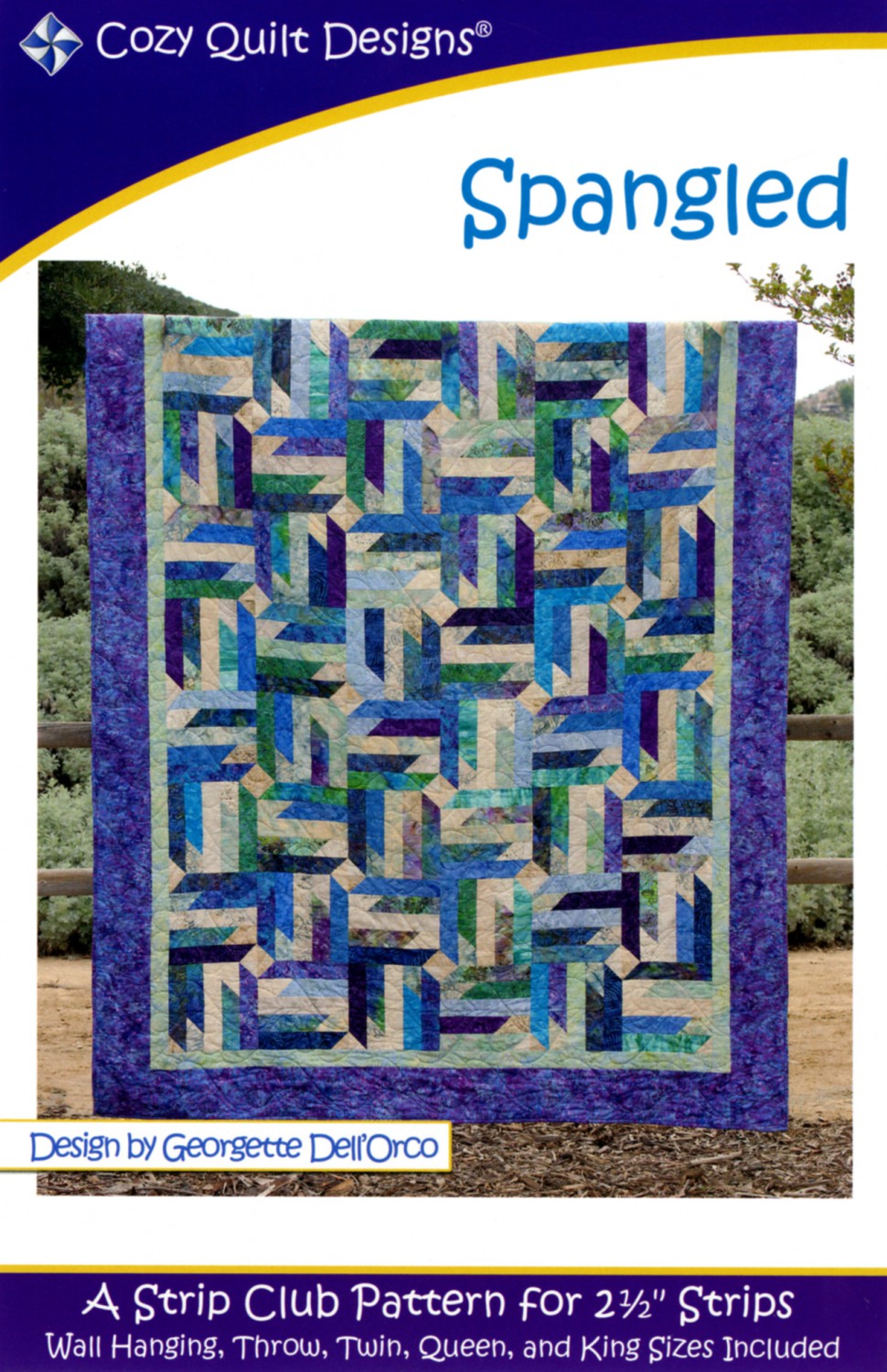 Cozy Quilt Designs Spangled Quilt Pattern