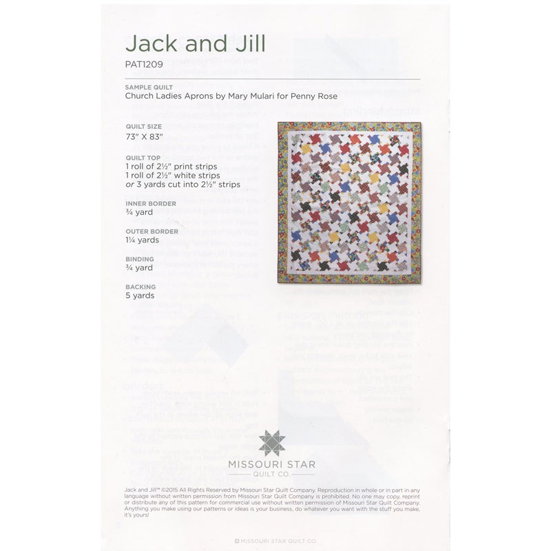 Missouri Star Jack and Jill Quilt Pattern