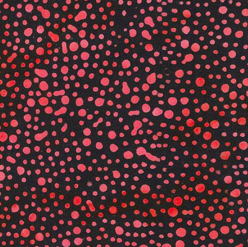 Island Batik Heart to Heart - Dots Cherry