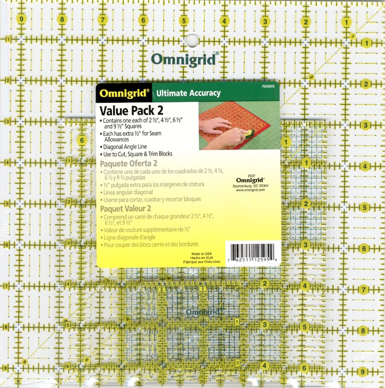 Omnigrid Square Ruler Set