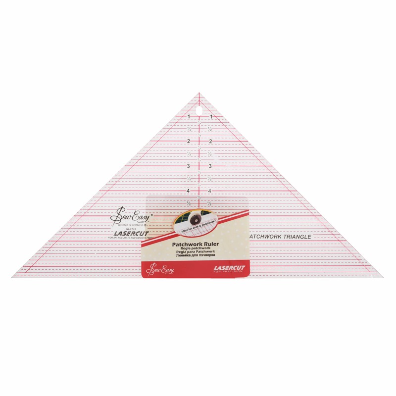 Sew Easy 90 Degree Triangle 7.5'' x 15.5'' Ruler
