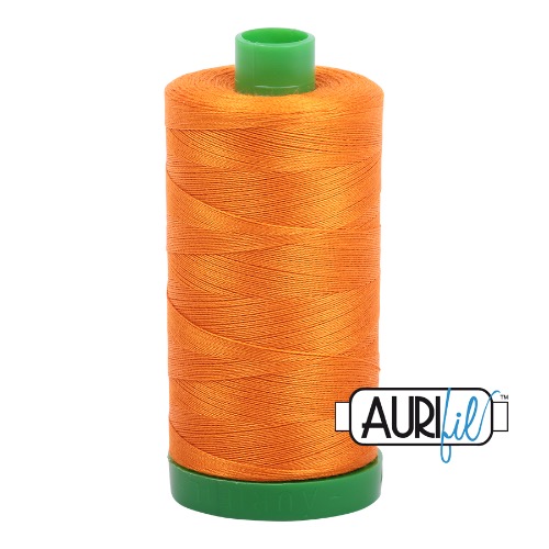 Aurifil 40 1000m 1133 Bright Orange Cotton Thread