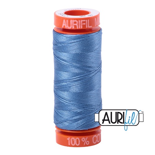 Aurifil 50 200m 2725 Cotton Thread Light Wedgewood