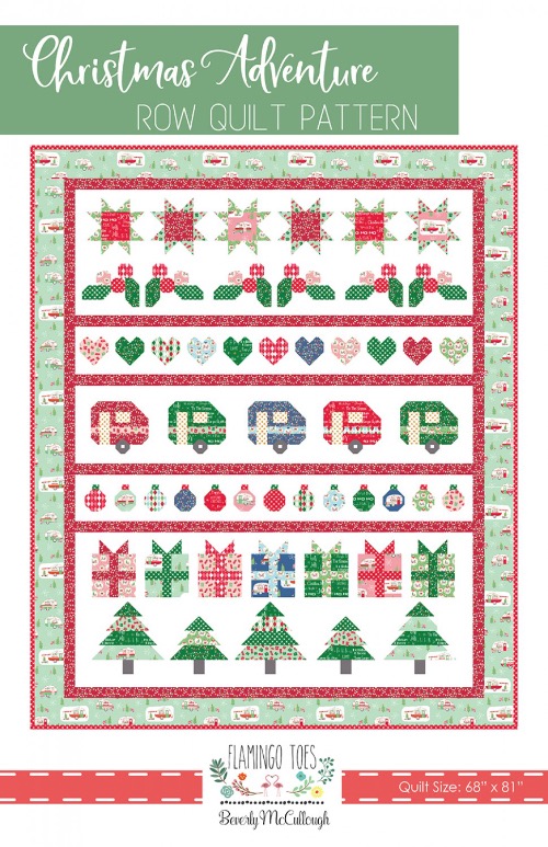 Flamingo Toes Christmas Adventure Quilt Pattern