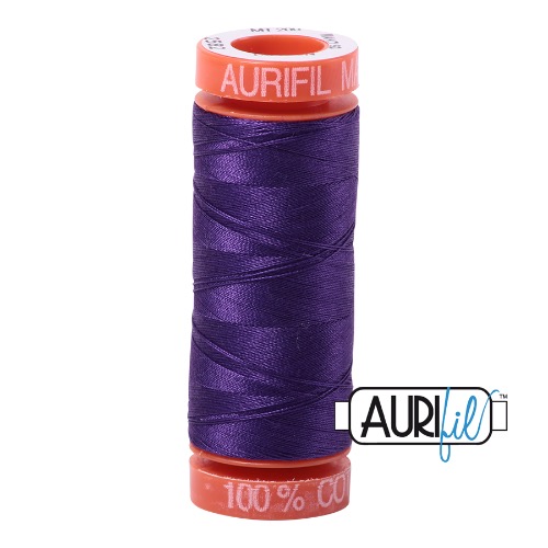 Aurifil 50 200m 2582 Cotton Thread Dark Violet