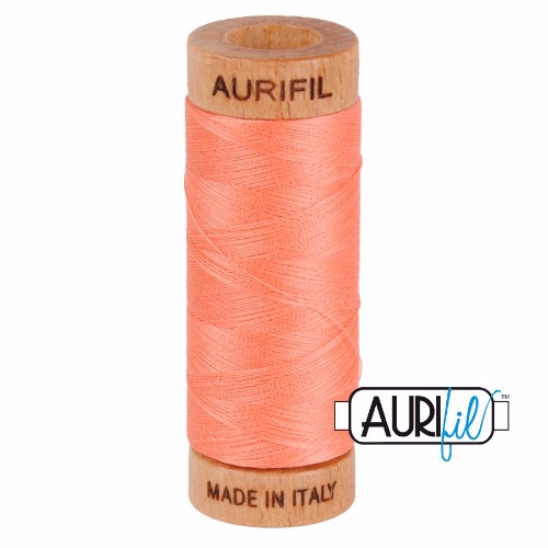 Aurifil 80 280m 2220 Light Salmon Cotton Thread