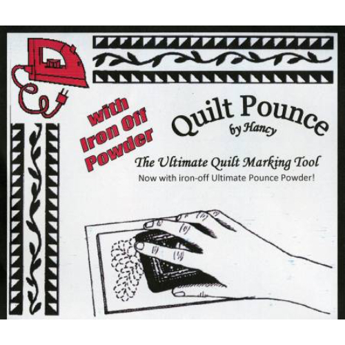 Ultimate Pounce Powder Pad for Quilt Stencils. White