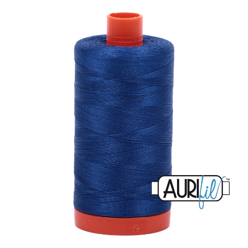 Aurifil 50 1300m 2740 Dark Cobalt Cotton Thread