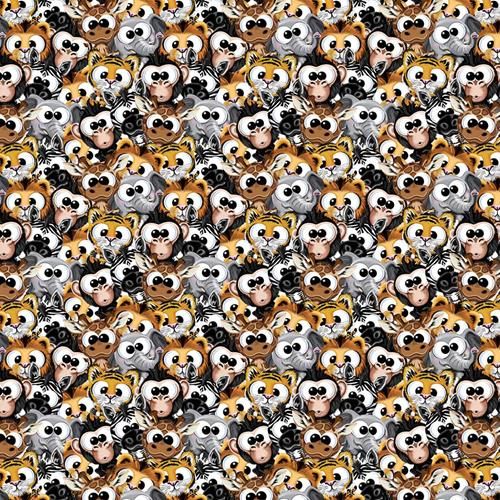 Cute Plush Amimals Fabric