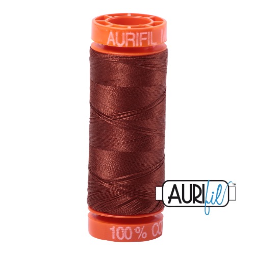 Aurifil 50 200m 4012 Cotton Thread Copper Brown