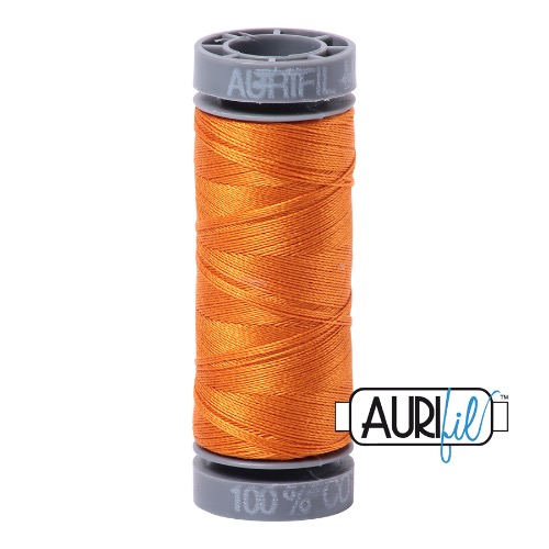 Aurifil 28 100m 1133 Light Pumpkin Orange Cotton Thread