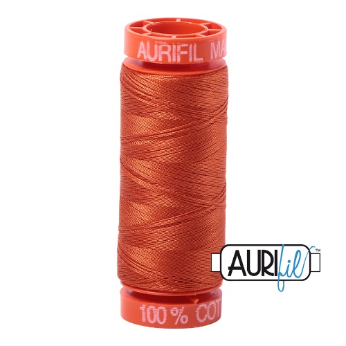 Aurifil 50 200m 2240 Cotton Thread Rusty Orange