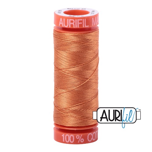 Aurifil 50 200m 5009 Cotton Thread Medium Orange