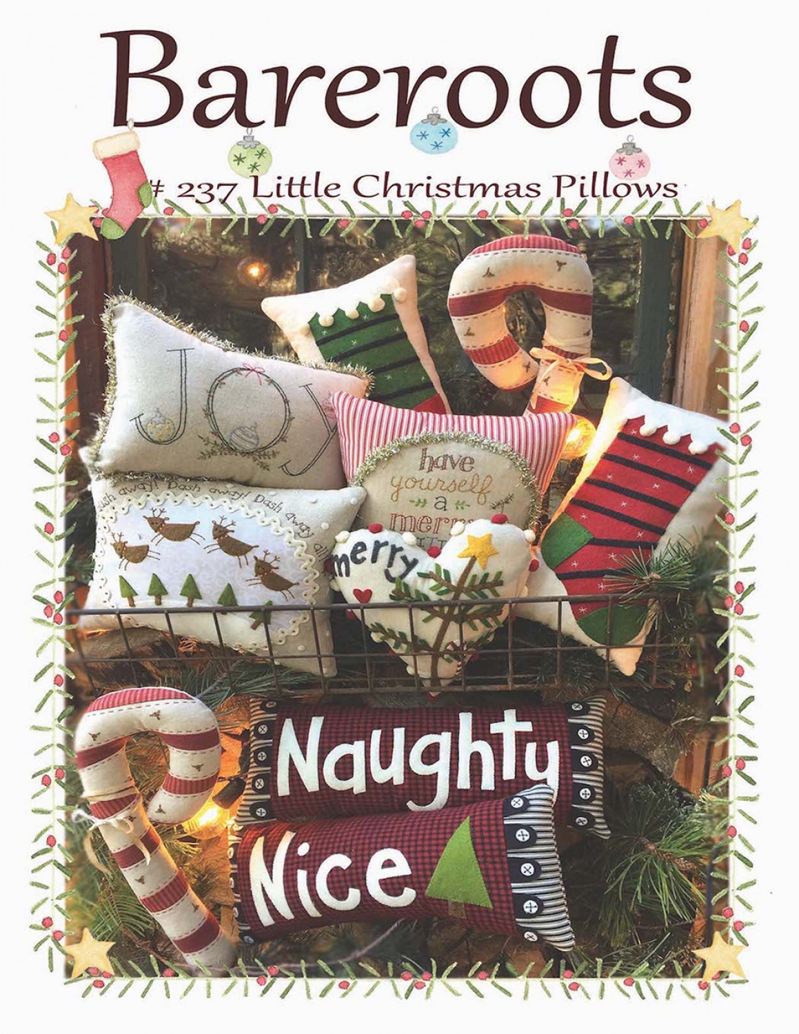 Bareroots Little Christmas Pillows Pattern