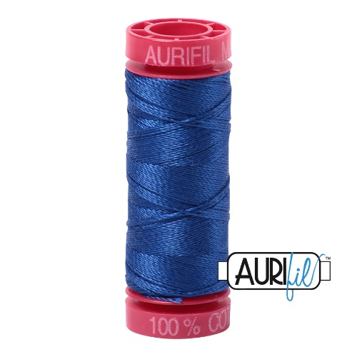 Aurifil 12 50m 2735 Medium Blue Cotton Thread