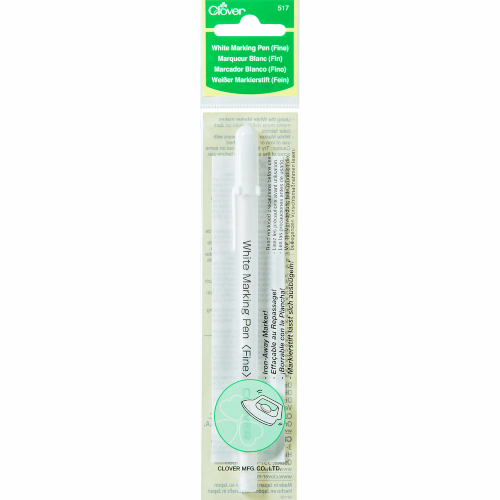 Clover Water Soluble to Iron off White Pen CL517