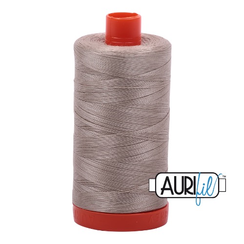 Aurifil 50 1300m 5011 Rope Beige Cotton Thread