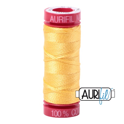 Aurifil 12 50m 1135 Pale Yellow Cotton Thread