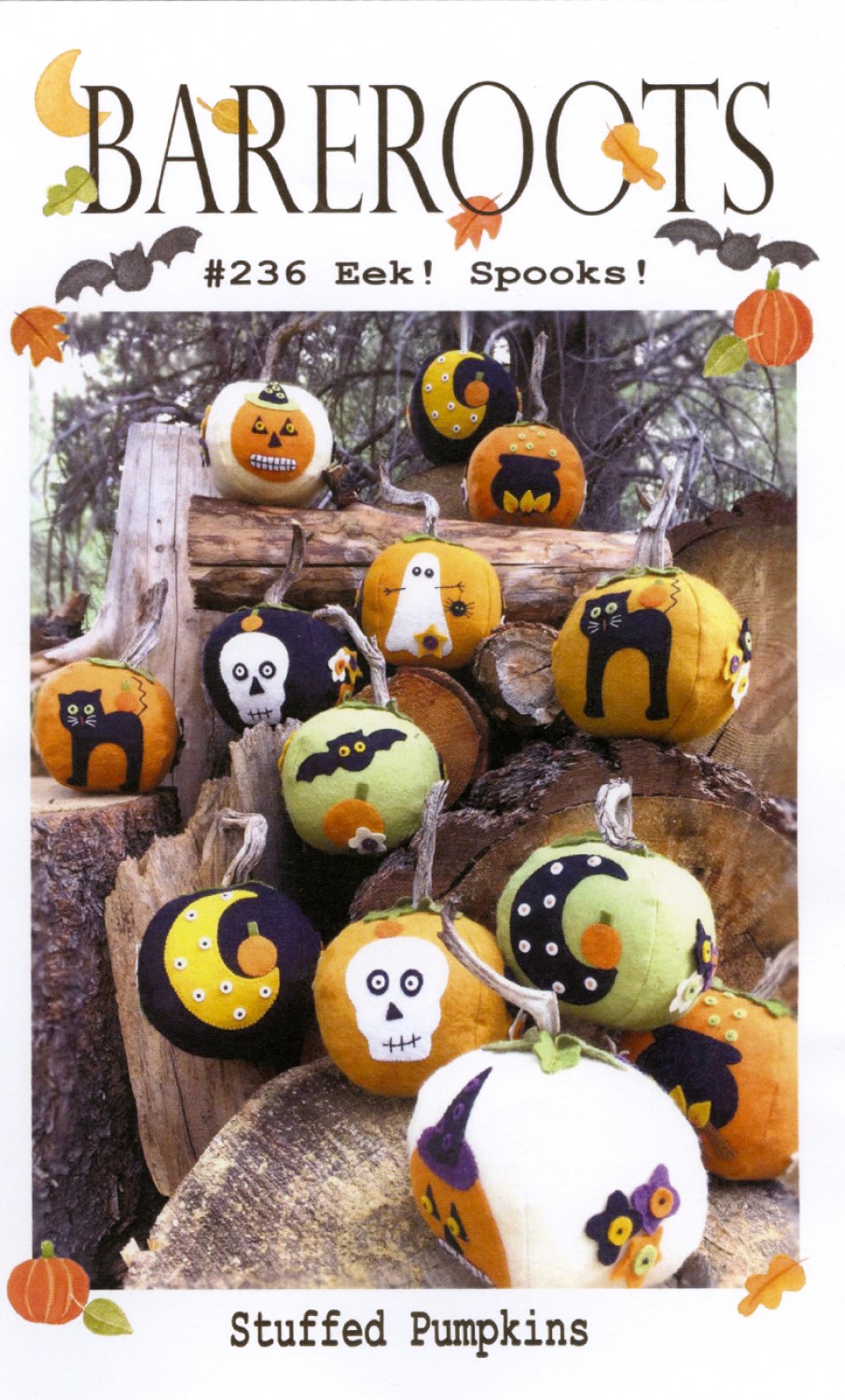 Bareroots Eek! Spooks! Stuffed Pumpkins Pattern