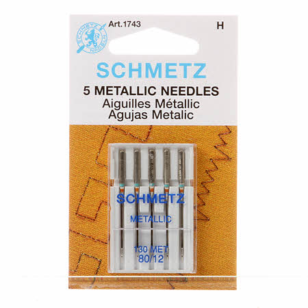 Schmetz Metallic Needles size 80/12