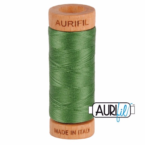 Aurifil 80 280m 2890 Very Dark Green Grass Cotton Thread