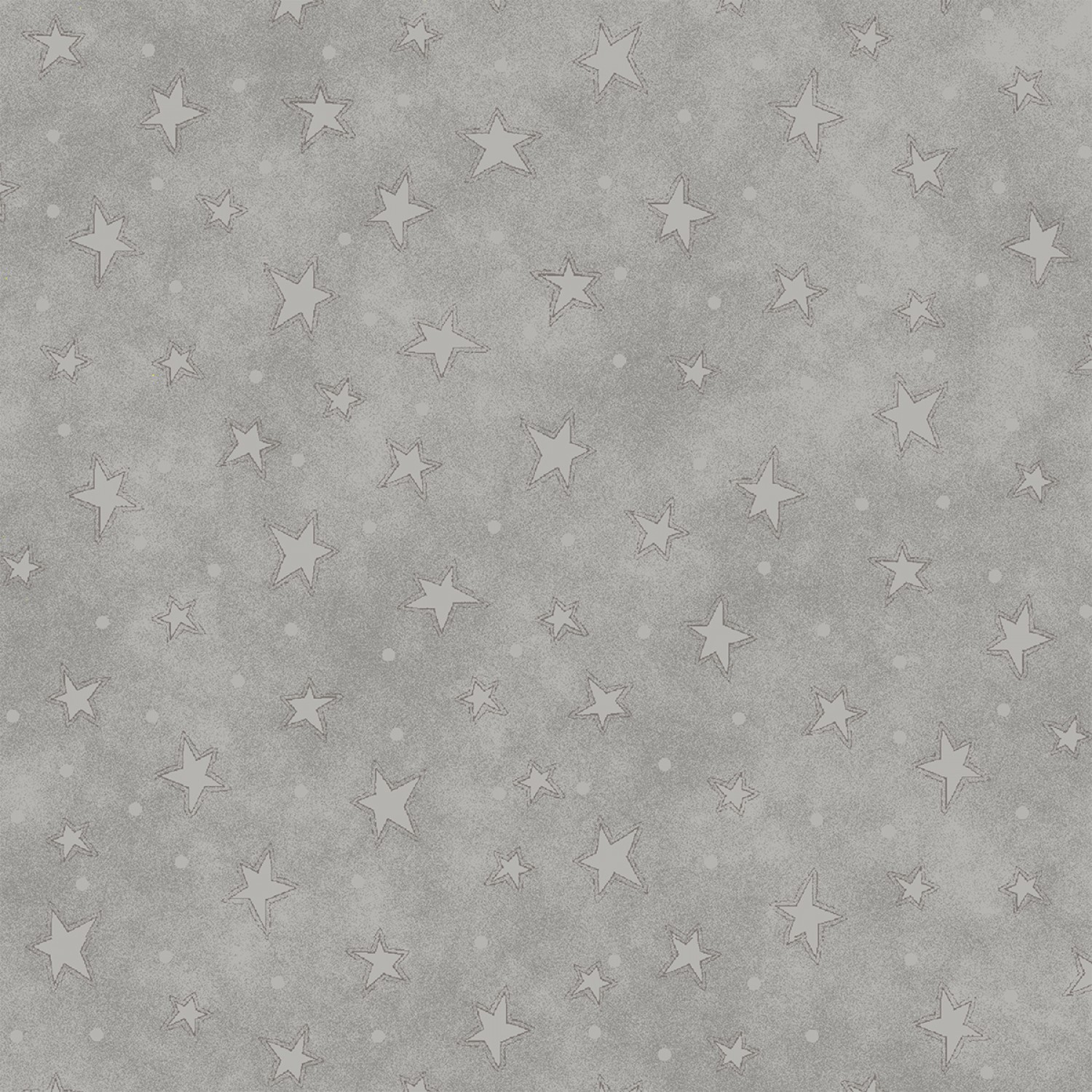 Grey Starry Fabric