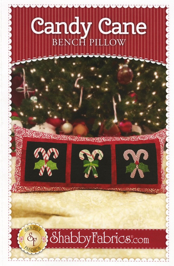 Candy Cane Bench Pillow Pattern