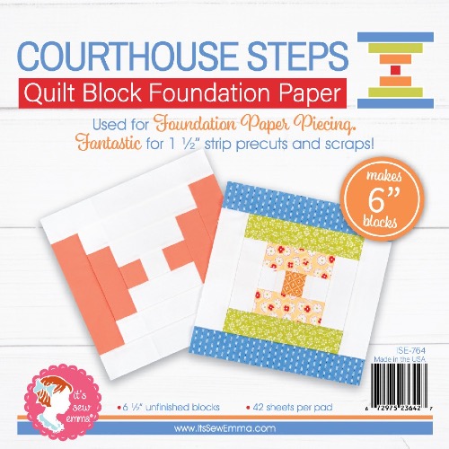 Courthouse Steps Block 6in Foundation Paper Pad