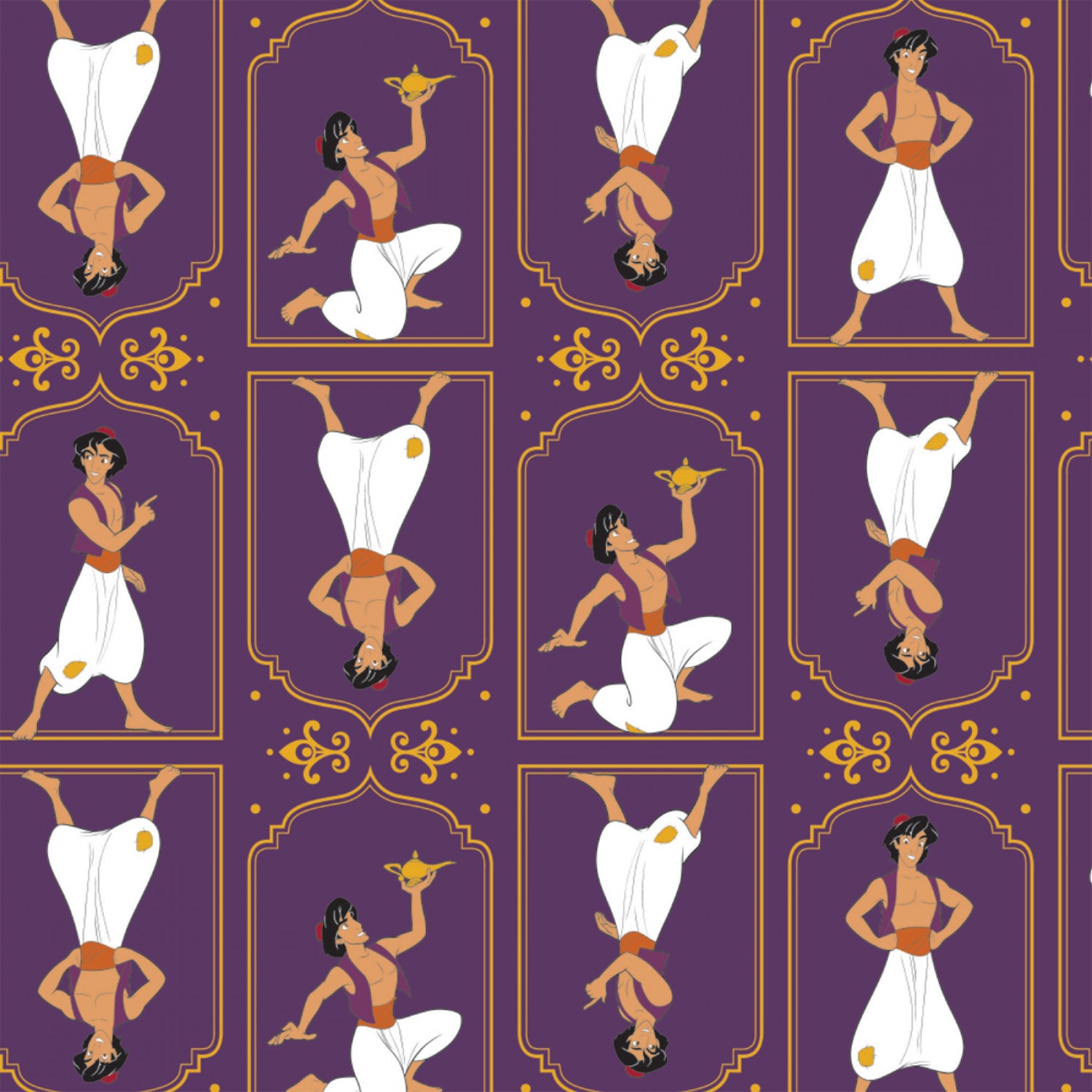 Disney Aladdin Frames Fabric