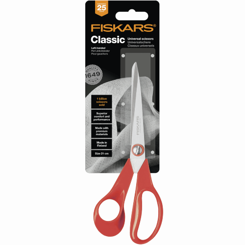 Left Handed Scissors - Fiskars 21cm
