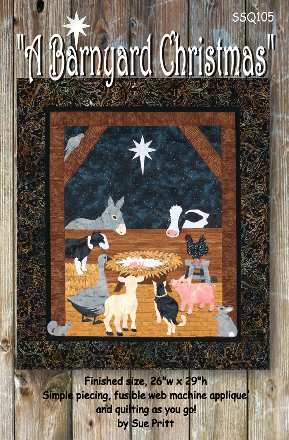 A Barnyard Christmas Pattern