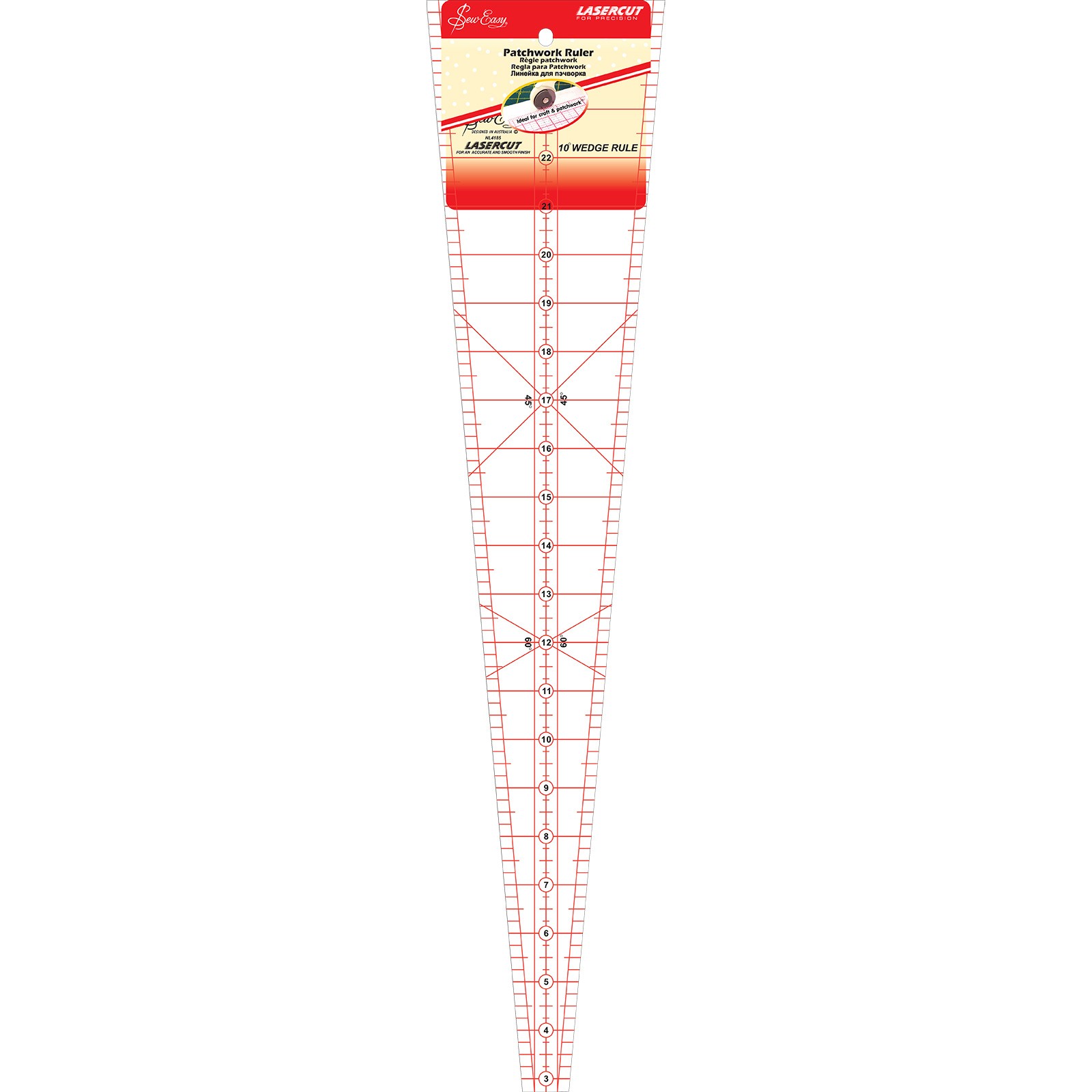 Sew Easy 10 Degree Wedge Ruler