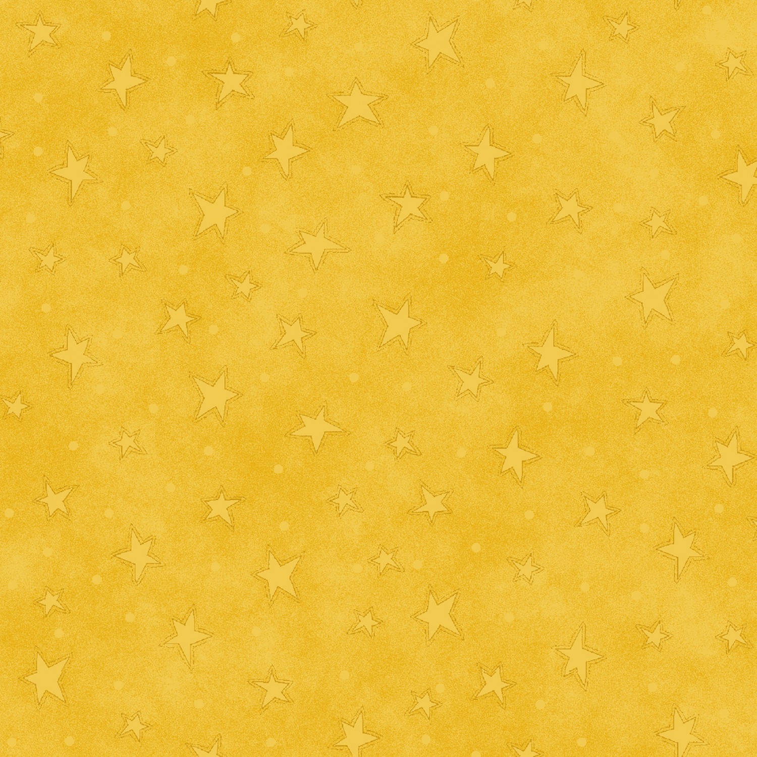 Yellow Starry Fabric