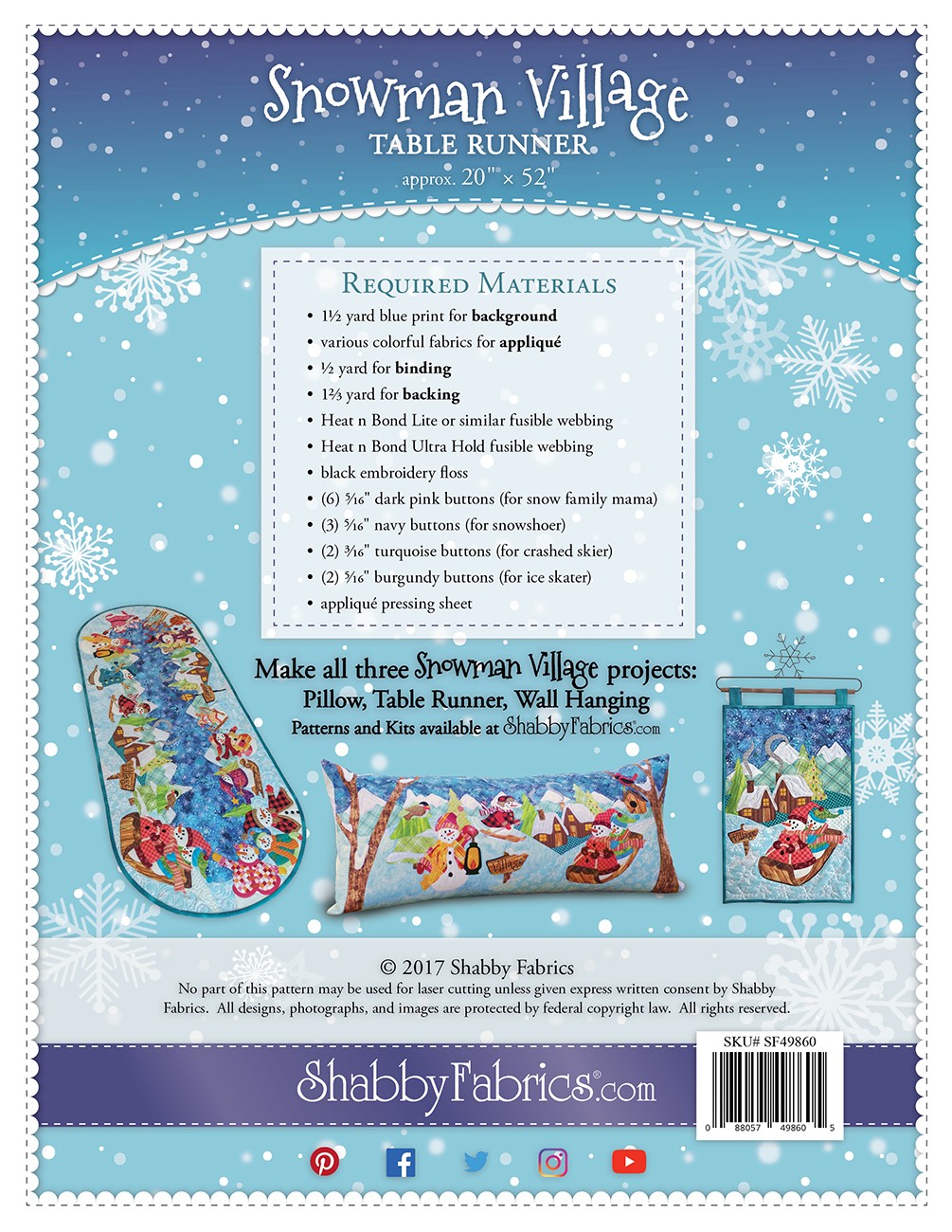 Magical Forest Table Runner Pattern - The Quilt Shop