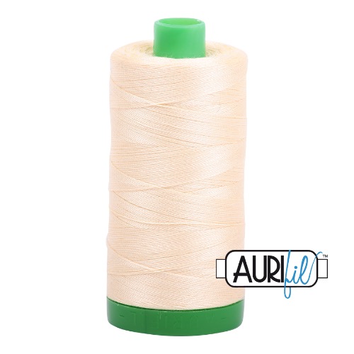 Aurifil 40 1000m 2123 Butter Cotton Thread