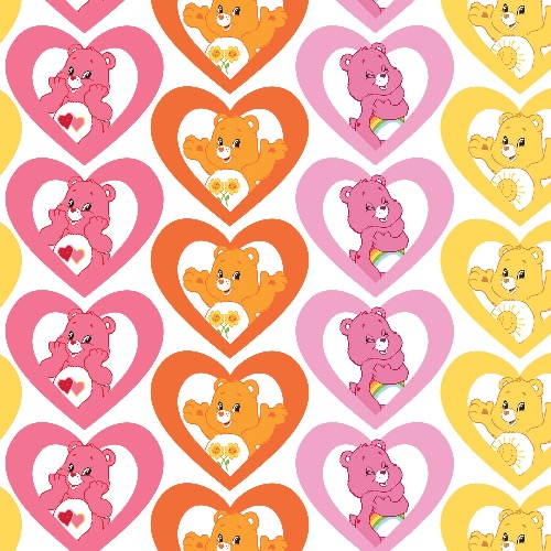 Care Bears Warm Hearts Fabric