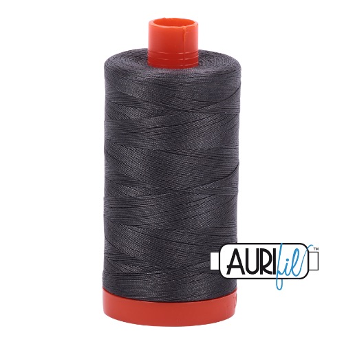 Aurifil 50 1300m 2630 Dark Pewter Cotton Thread