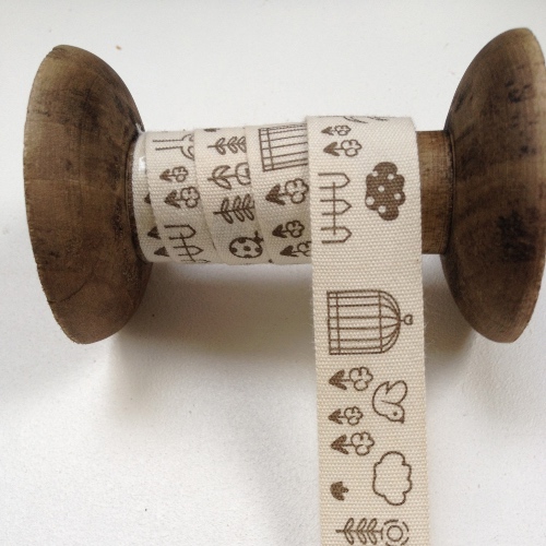 Bird Cage Cotton Ribbon