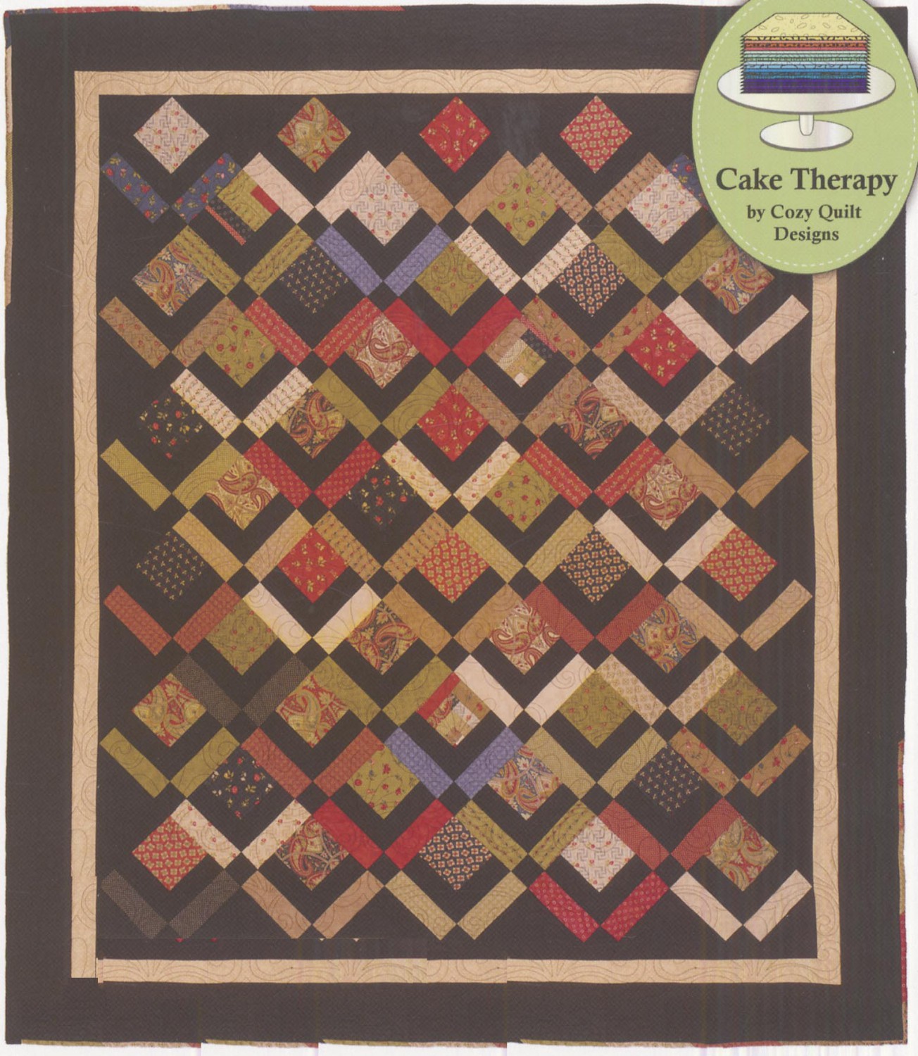 Cozy Quilt Designs Three Layer Cake Quilt Pattern