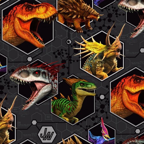 Jersey - Jurassic Park Fabric