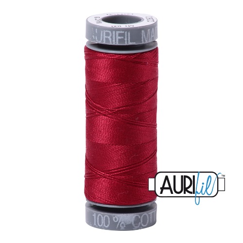 Aurifil 28 100m 2260 Red Wine Cotton Thread