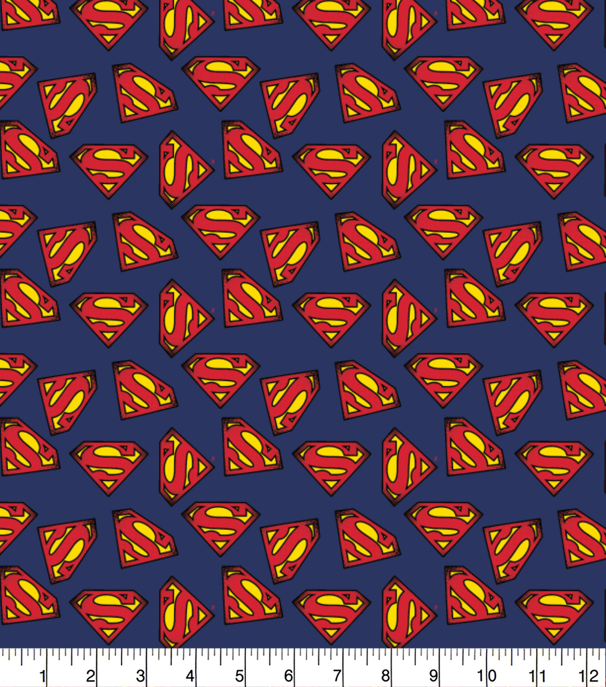 Superman Logo Fabric
