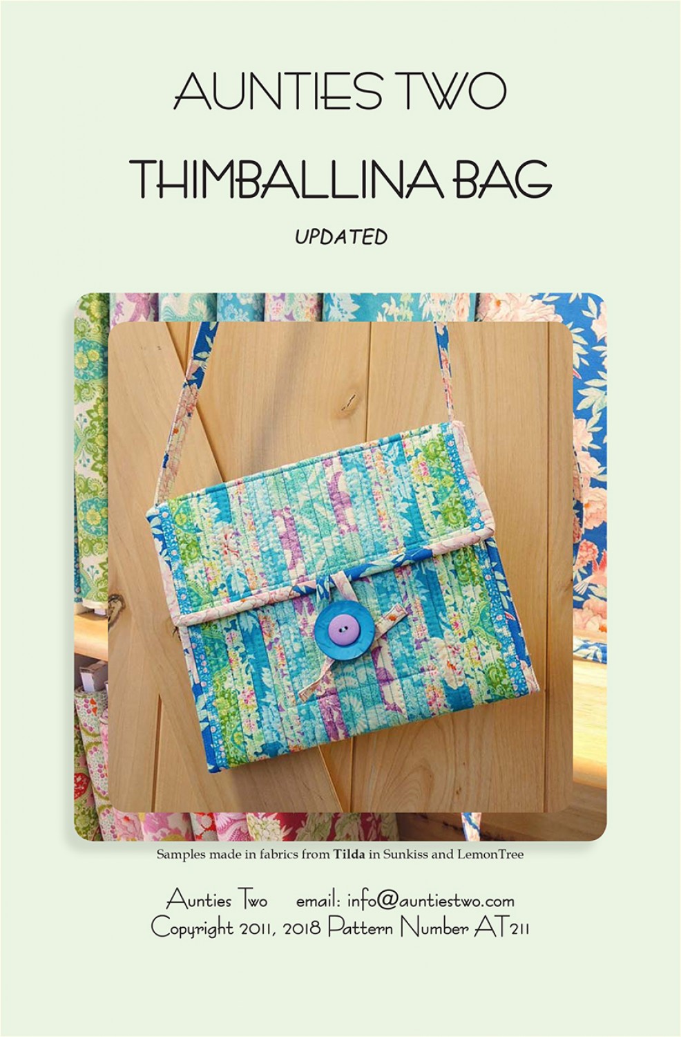 Aunties Two Thimballina Bag Pattern